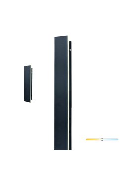 Kinkiet ogrodowy LED MIRANA 8W 30cm 4000K IP44 czarny Kobi