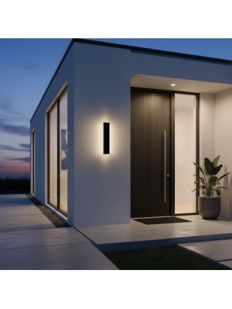 Kinkiet ogrodowy LED MIRANA 8W 30cm 4000K IP44 czarny Kobi 2