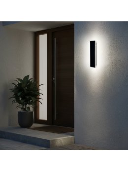 Kinkiet ogrodowy LED MIRANA 8W 30cm 4000K IP44 czarny Kobi