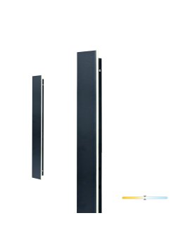 Kinkiet ogrodowy LED MIRANA 12W 60cm 4000K IP44 czarny Kobi