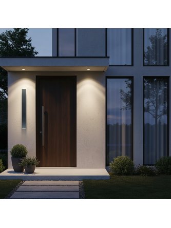 Kinkiet ogrodowy LED MIRANA 12W 60cm 4000K IP44 czarny Kobi 2