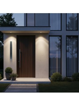 Kinkiet ogrodowy LED MIRANA 12W 60cm 4000K IP44 czarny Kobi