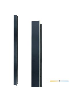 Kinkiet ogrodowy LED MIRANA 25W 120cm 4000K IP44 czarny Kobi
