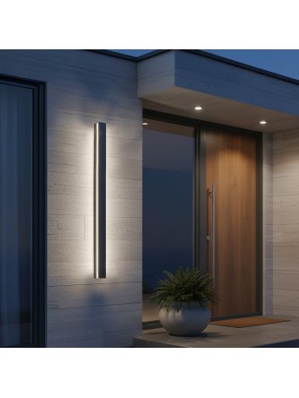 Kinkiet ogrodowy LED MIRANA 25W 120cm 4000K IP44 czarny Kobi 2