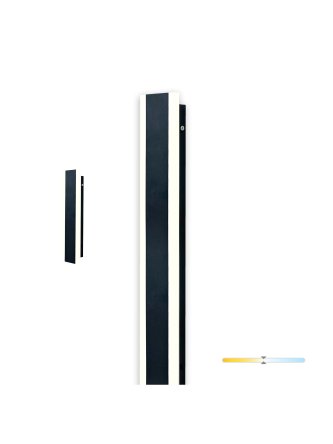 Kinkiet ogrodowy LED MIRANA S 8W 30cm 4000K IP44 czarny Kobi