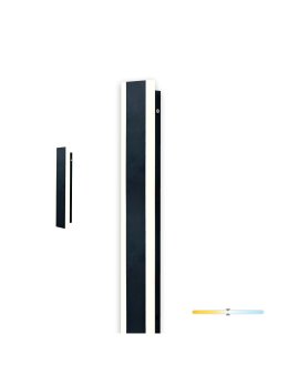 Kinkiet ogrodowy LED MIRANA S 8W 30cm 4000K IP44 czarny Kobi