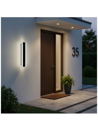 Kinkiet ogrodowy LED MIRANA S 8W 30cm 4000K IP44 czarny Kobi 2