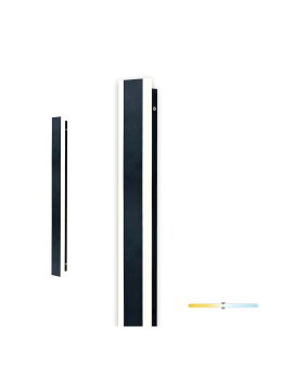 Kinkiet ogrodowy LED MIRANA S 12W 60cm 4000K IP44 czarny Kobi