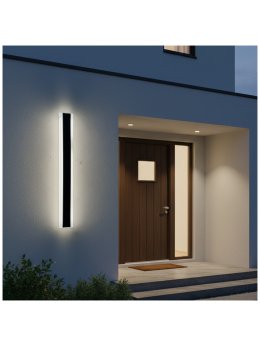 Kinkiet ogrodowy LED MIRANA S 12W 60cm 4000K IP44 czarny Kobi