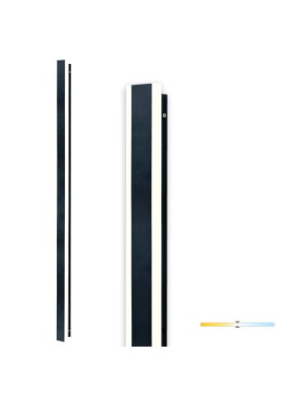 Kinkiet ogrodowy LED MIRANA S 25W 120cm 4000K IP44 czarny Kobi