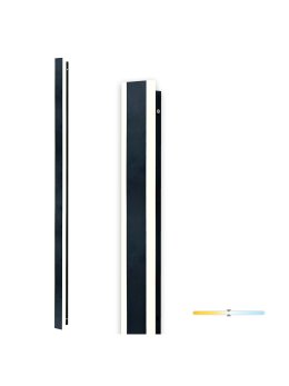 Kinkiet ogrodowy LED MIRANA S 25W 120cm 4000K IP44 czarny Kobi