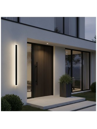 Kinkiet ogrodowy LED MIRANA S 25W 120cm 4000K IP44 czarny Kobi 2