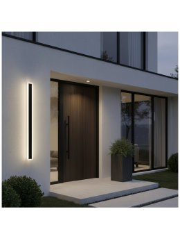 Kinkiet ogrodowy LED MIRANA S 25W 120cm 4000K IP44 czarny Kobi