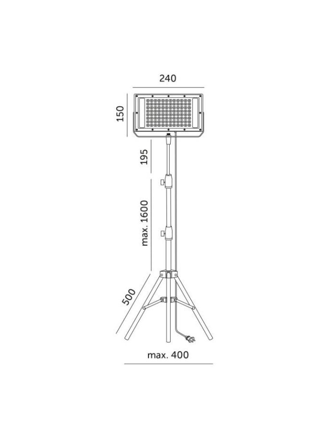 Lampa do roślin doniczkowych fitolampa LED FIRON 45W Kobi Design 004016