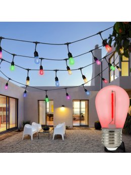 żarówki LED do girlandy PARTY NEON 36V CZERWONE 2 sztuki 322180 - LEDco.pl