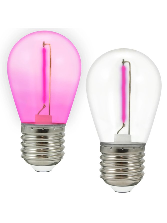 żarówki LED do girlandy PARTY NEON 36V różowe 2 sztuki 322227 - LEDco.pl