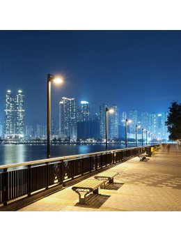 Naświetlacz oprawa uliczna solarna V-TAC 20W LED czarna IP65 150Lm/W VT-ST20CCT 3000K-4000K-6000K 3000lm 3 lata gwarancji