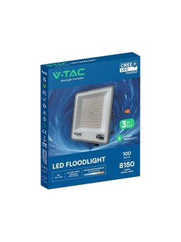 Naświetlacz LED V-TAC CREE CHIP 100W LED 3w1 CCT 135Lm/W VT-44110CCT 3000K-4000K-6500K 8150lm 6 lat gwarancji