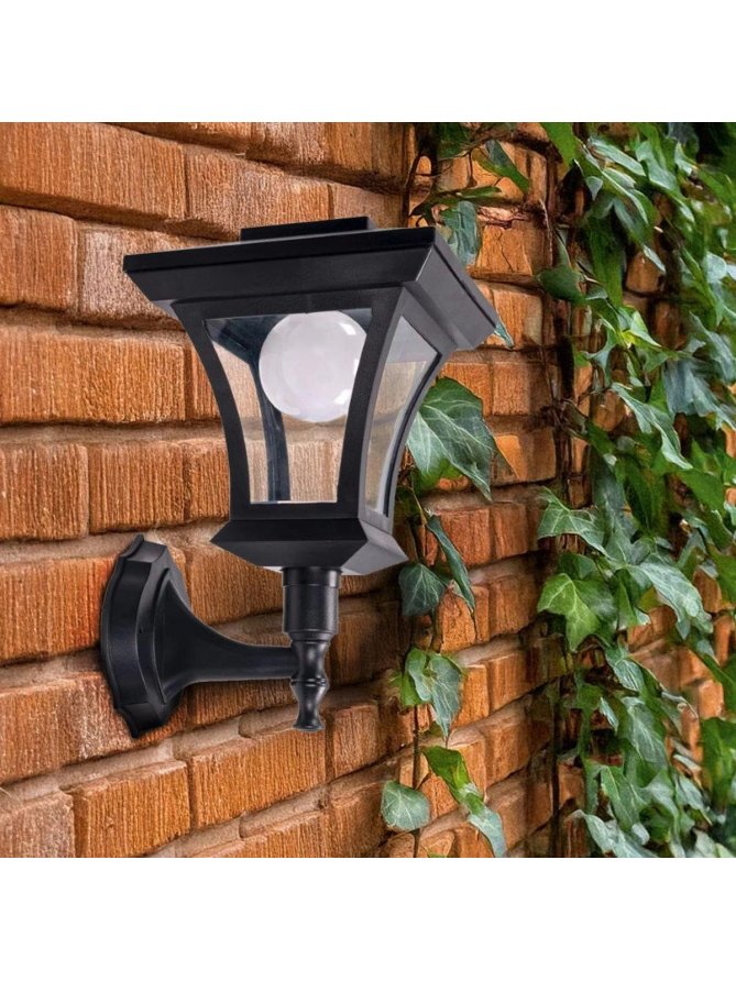 Lampa elewacyjna solarna z czujnikiem zmierzchu LED 330918 GoldLux - LEDco.pl
