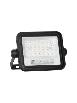 Naświetlacz LED solarny V-TAC 6W CCT pilot auto timer IP65 czarny VT-54W 700lm 3 lata gwarancji