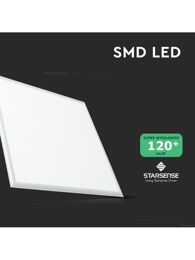 Panel LED V-TAC 40W 60x60 pmma 120Lm/W Zasilacz Starsense VT-6060 6500K 4950lm