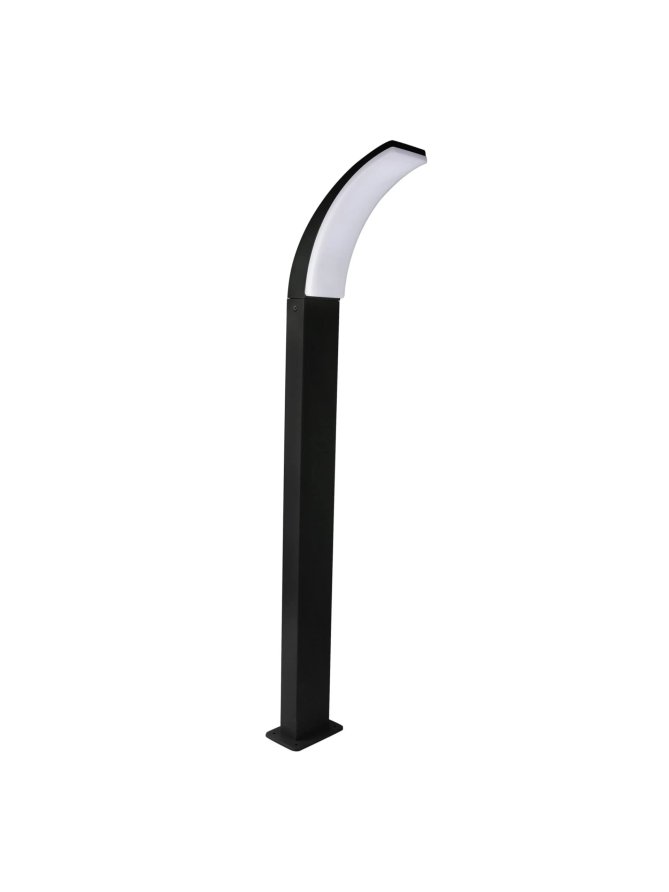 Lampa ogrodowa stojąca nowoczesna wygięta 100cm 331366 - LEDco.pl