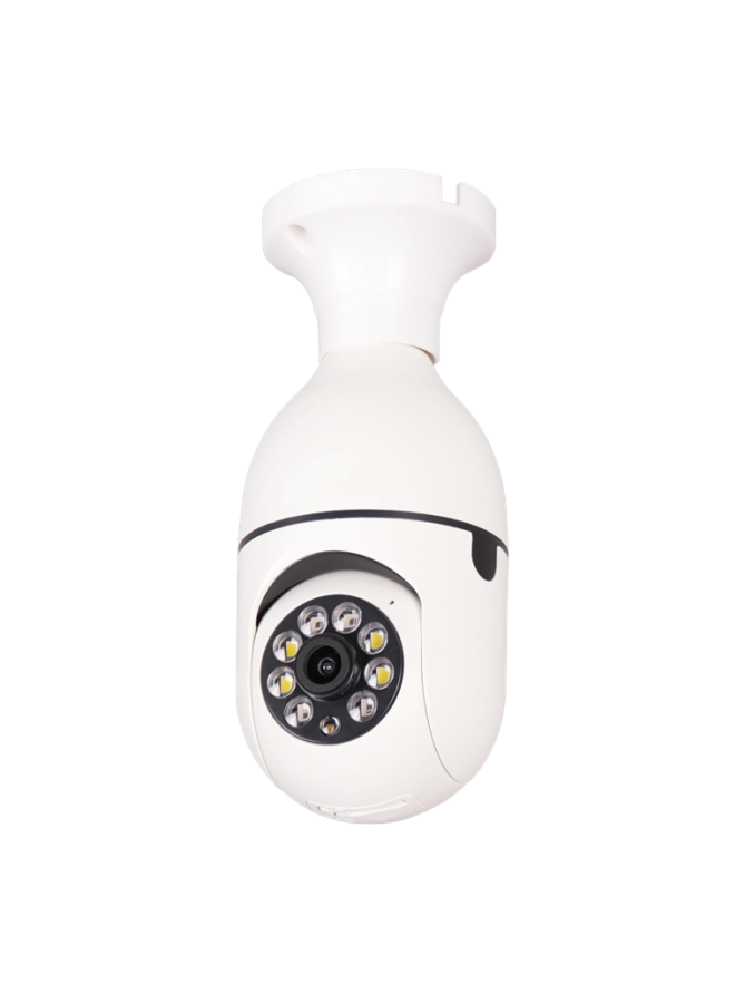 Obrotowa Kamera wewnętrzna Wi-Fi na gwint e27 GoldLux Cosmo W4 - LEDco.pl