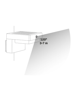 Kinkiet lampa solarna z czujnikiem ruchu 329417 - LEDco.pl