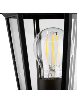 Latarnia ogrodowa parkowa retro BELLIS 2m czarna LUMOGR0135 - LEDco.pl