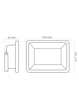 Naświetlacz reflektor na ścianę LED SMD 100W - LEDco.pl