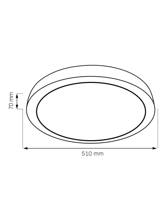 okrągła lampa sufitowa ring LED szary plafon do salonu  - LEDco.pl