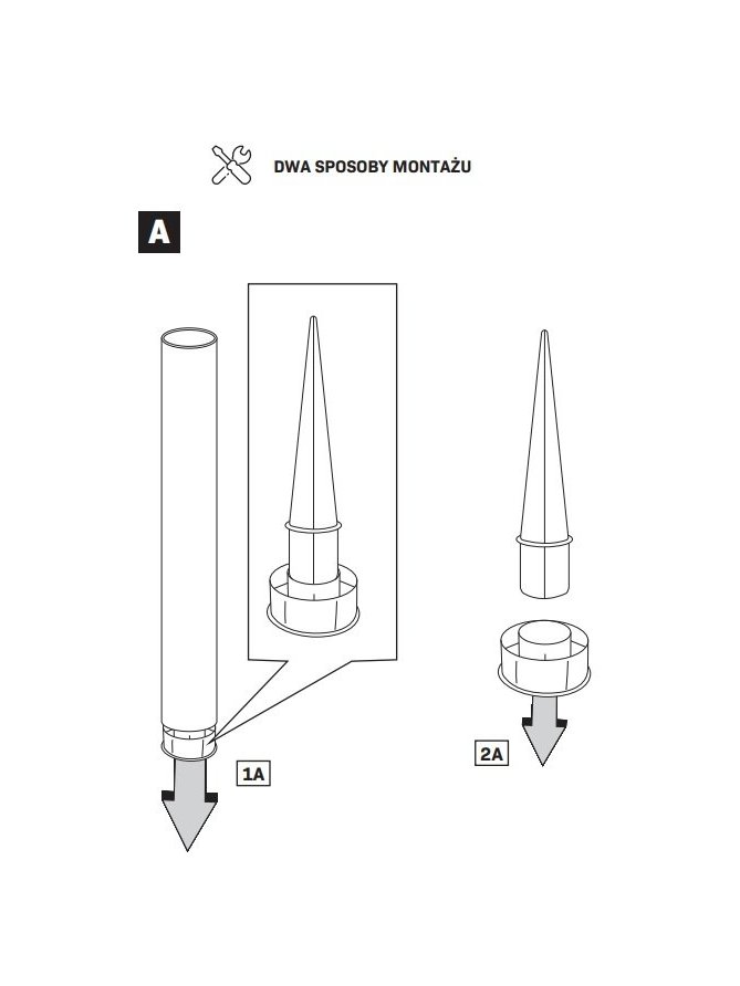 Lampa solarna stojąca z czujnikiem ruchu 329790 - LEDco.pl