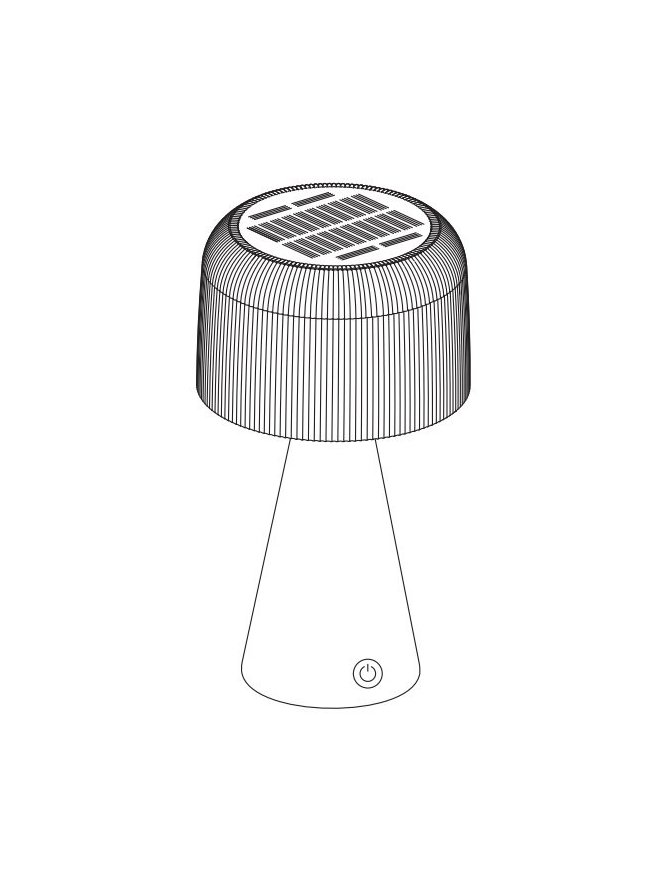 Lampa solarna ogrodowa na stół LIMA 330239 - LEDco.pl