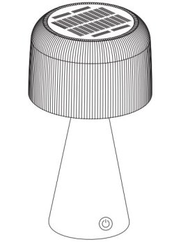Lampa solarna ogrodowa na stół LIMA 330239 - LEDco.pl