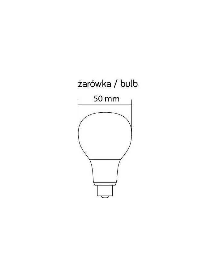Słupek ogrodowy ze stali nierdzewnej czarny JOY 50cm wymienne E27
