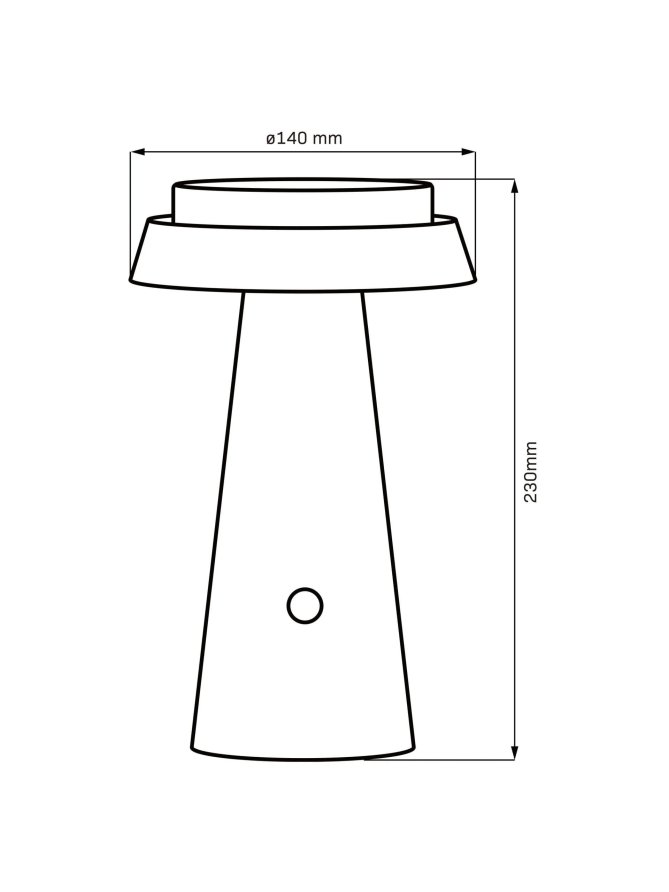 Lampa solarna ogrodowa na stół MARAKESZ 329820 - LEDco.pl