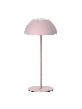 Lampa dekoracyjna na stół TANZANIA różowa 329943 - LEDco.pl