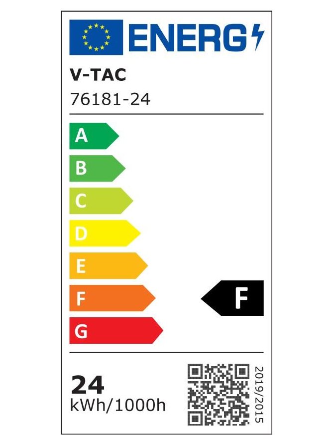 Oprawa sufitowa plafoniera V-TAC 24W LED SAMSUNG CHIP okrągły 29cm natynkowy IP44 biały VT-8624 3000K 2500lm 5 lat gwarancji