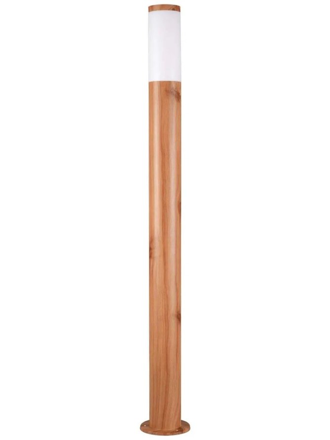 Lampa ogrodowa drewniana w kolorze brąz LIVIA - LEDco.pl