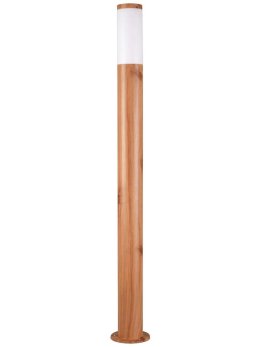 Lampa ogrodowa drewniana w kolorze brąz LIVIA - LEDco.pl