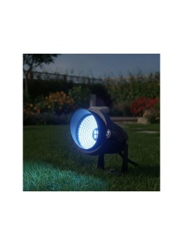 Lampa wbijana reflektor kolory RGB na imprezę w ogrodzie - LEDco.pl