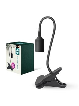 Lampka biurkowa PLANTY CLIP B 1xE27 czarna Kobi Design
