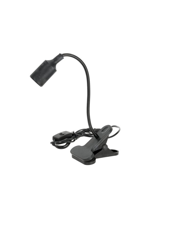 Lampka biurkowa PLANTY CLIP B 1xE27 czarna Kobi Design