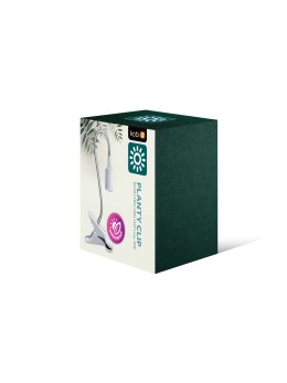 Lampka biurkowa PLANTY CLIP W 1xE27 biała Kobi Design