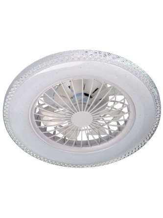 Plafon lampa LED z wentylatorem wiatrakiem i pilotem 341297 - LEDco.pl