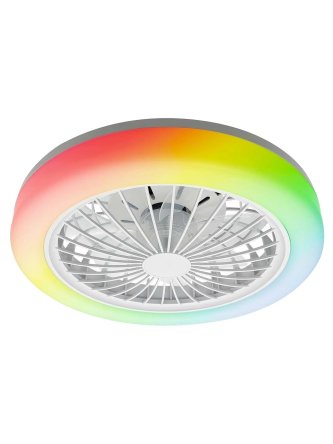 Plafon lampa LED z wentylatorem wiatrakiem i pilotem 341310 - LEDco.pl 2