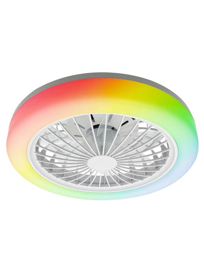 Plafon lampa LED z wentylatorem wiatrakiem i pilotem 341310 - LEDco.pl