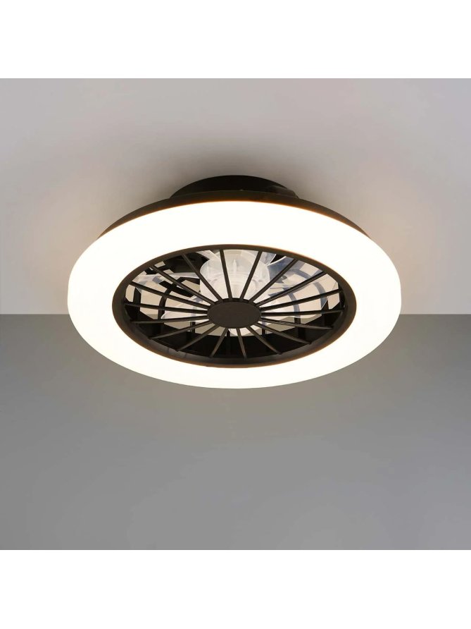 Plafon lampa LED z wentylatorem wiatrakiem i pilotem 341303 - LEDco.pl