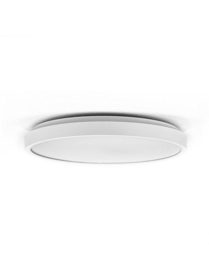 Oprawa sufitowa plafoniera V-TAC 24W LED SAMSUNG CHIP okrągły 35cm natynkowy pilot czujnik ruchu IP44 biały VT-8624S 4000K 2500l