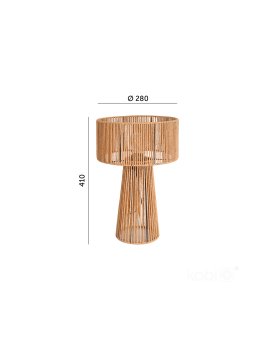 Lampka nocna BOHO SIMBU HS 1xE27 Kobi Design